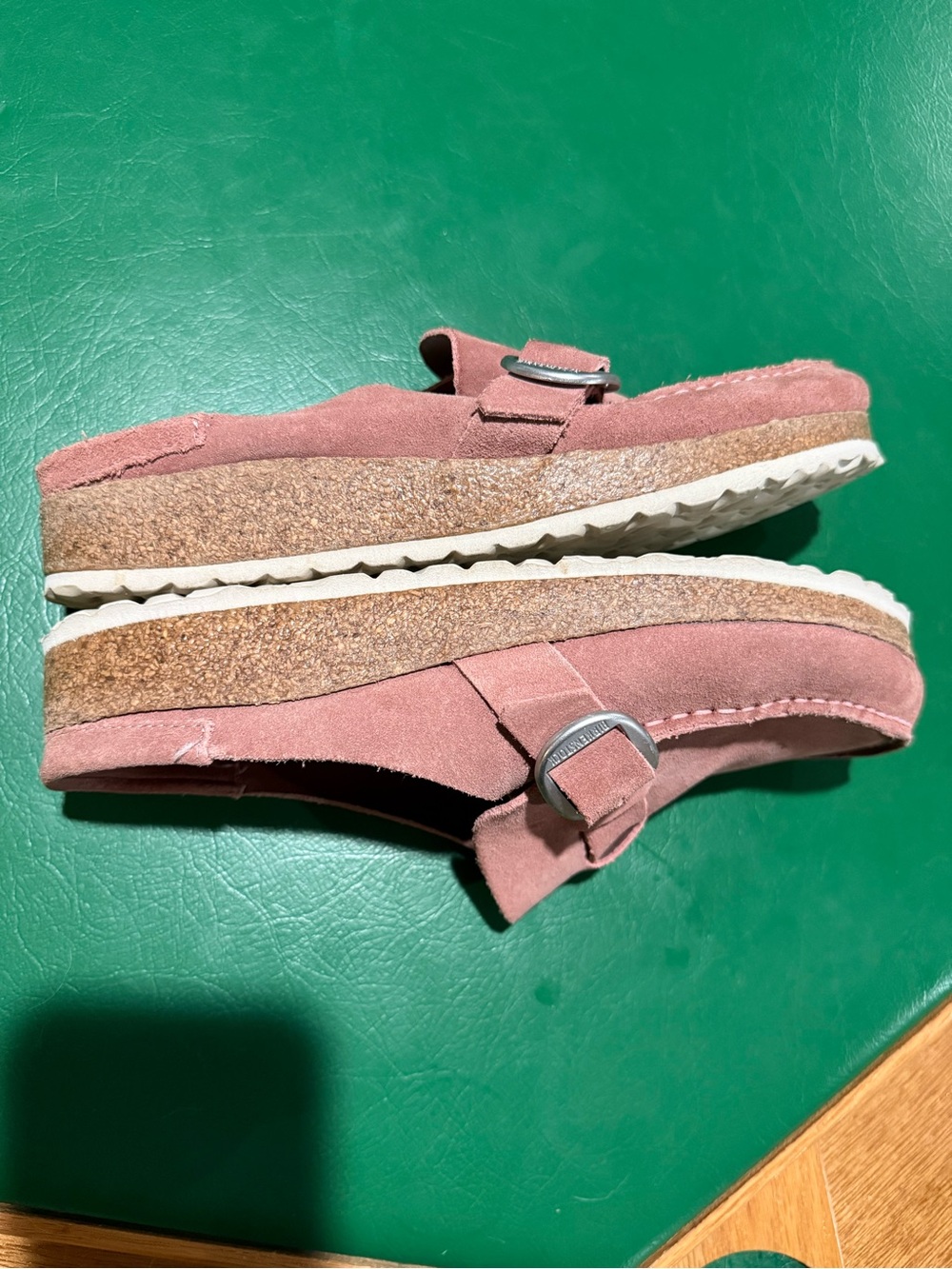 Birkenstock Suede Slides in Rose Pink size 41 - Picture 8 of 9